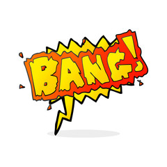 speech bubble cartoon bang symbol