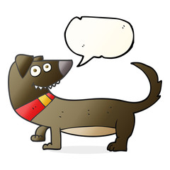 speech bubble cartoon dog