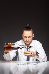 Alcohol dependence in men