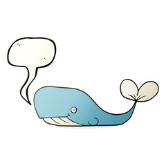 speech bubble cartoon whale