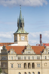 View of the Tyn Church in Prague