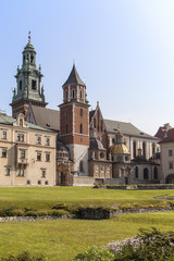 Cathedral at Wawel Royal Castle, Cracow, Poland.