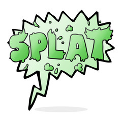 speech bubble cartoon splat