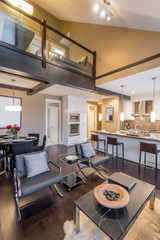 Interior design of a luxury living room