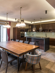 Kitchen and dining area 