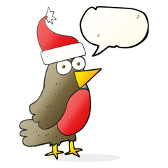 speech bubble cartoon robin