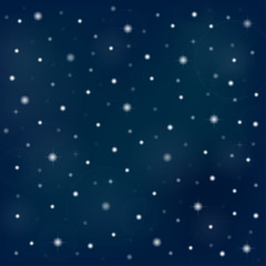 Vector background. Starry night Sky. Eps 10.