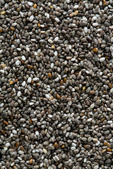 chia seeds onw ooden surface