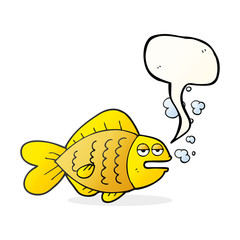 speech bubble cartoon funny fish