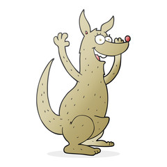 cartoon kangaroo