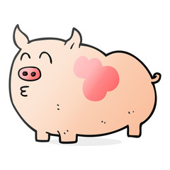 cartoon pig