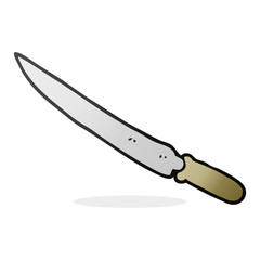 cartoon kitchen knife