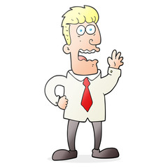 cartoon businessman
