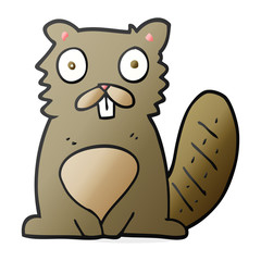 cartoon beaver