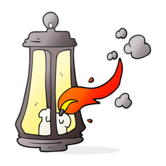 cartoon spooky lantern