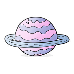 cartoon alien planet