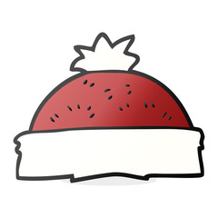 cartoon winter hat