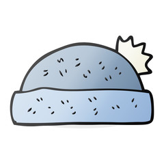 cartoon winter hat