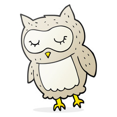 Fototapeta premium cartoon owl