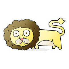 cartoon lion