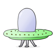 cartoon spaceship