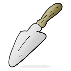 cartoon trowel