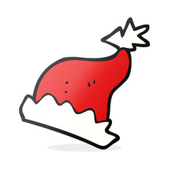 cartoon santa hat