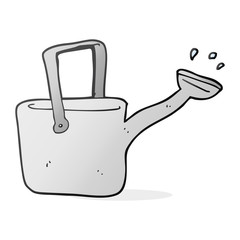 cartoon watering can
