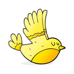 cartoon flying bird