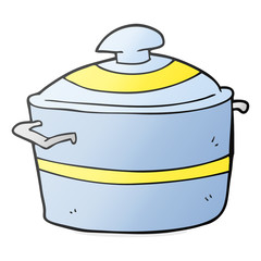 cartoon cooking pot