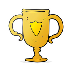 cartoon sports trophy