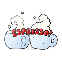 cartoon espresso