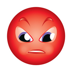 emoji emoticon expression faces icons angry avatar clipart vector 