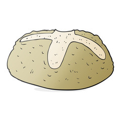 cartoon loaf of bread