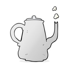 cartoon coffee pot