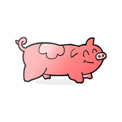 cartoon pig