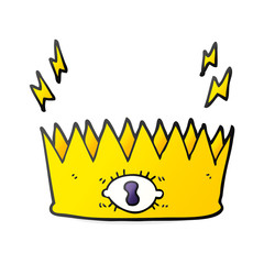 cartoon magic crown