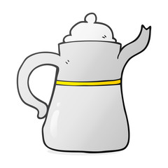 cartoon coffee pot