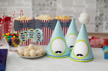 Colorful Wedding Table with all the goodies on display