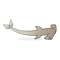 cartoon hammerhead shark