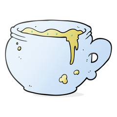 cartoon mug of soup