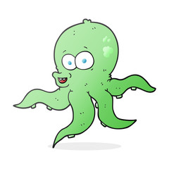 cartoon octopus