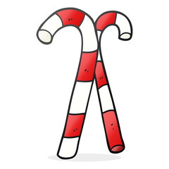 cartoon candy canes