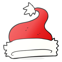 cartoon christmas hat