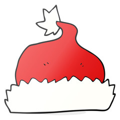 cartoon santa hat