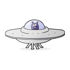 cartoon flying saucer