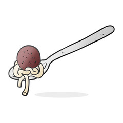 cartoon meatball