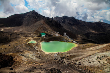 Schlittschuhe von oben