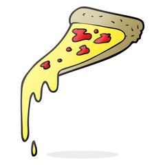 cartoon pizza slice