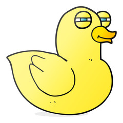 cartoon funny rubber duck